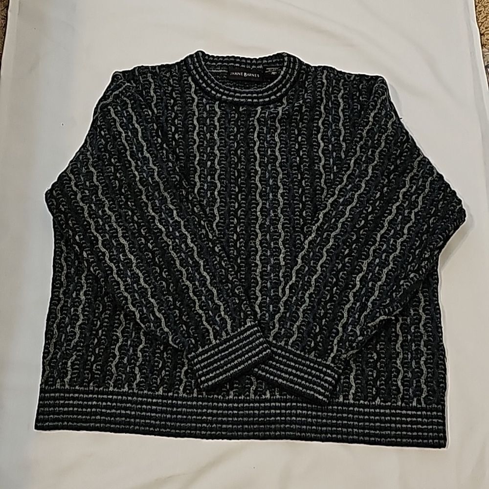 Vintage JHane Barnes alpaca sweater men size L